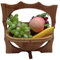GMMH Cuenco Decorativo frutero de bambú de Madera(8) Plegable