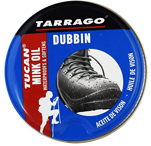 Tarrago | Graisse à l'huile de vison Tucan 100 ml | Huile de vison pour chaussures | Protège et imperméabilise les chaussures