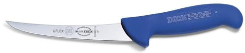 Dick ErgoGrip Ausbeinmesser, geschweifte Klinge semi-flexibel (Klingenlänge: 13 cm)