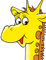 Wandtattoo No.58 Stolze Giraffe Kinder Tiere Giraffe Afrika Comic Kinder