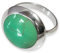 Fly Style Ring Silber 925 Damen, offener Ring größenverstellbar, 925 Silber Ring mit Muschel oder Stein Inlays, Farbwahl:grün
