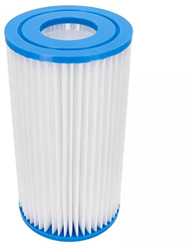 Duraol Cartouche filtrante Type A I Hauteur 20 cm I pour Pompe de Filtration pour Piscine I Débit Max 5 700 l/h I Cartouche filtrante avec Un diamètre de Trou de 4,7 cm I Accessoire de Haute qualité