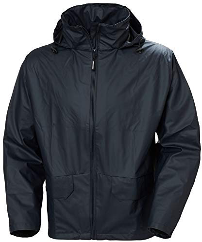 Helly Hansen Workwear Herren HellyHansen Regenjacke wasserdicht Voss Jacket 70180 Arbeitsjacke 990 3XL, Schwarz, 3XL EU