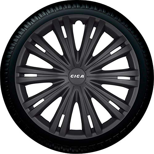 AUTO-STYLE Satz Radzierblenden Giga 13-Zoll mat Schwarz
