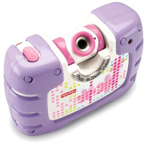 Fisher-Price Kid-Tough See Yourself Camera - Purple and Pink