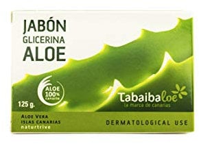TABAIBA, Aloe vera Handseife GlycerinSeife mit Aloe Vera gr Tabaibaloe Aloe vera soap, 125 g