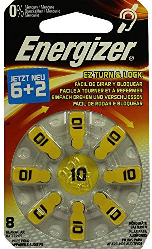 Energizer Hörgerätebatterie 10 8 St