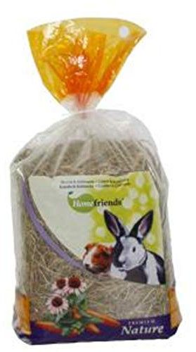 Cominter Heno Manzana y Llantén para Conejos, Enanos, Hamsters, Cobayas y Roedores, Comida para Conejos con Fibra para el Desgaste Dental del Roedor, 500 g (Paquete de 1)