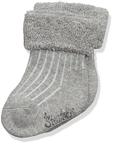 Sterntaler Baby Socken uni - Baby Söckchen mit Umschlag Innenfrottee und Rippenmuster - Unisex Strümpfe mit hohem Baumwollanteil - hautsympathisch und bequem