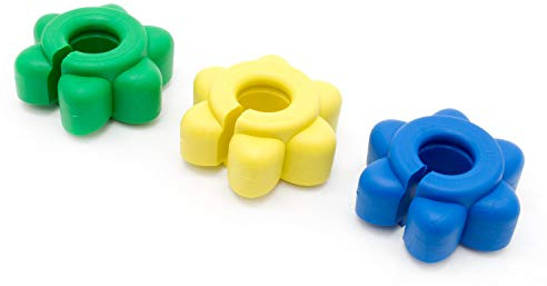 3 x Flaschenöffner | Hilfsmittel | Greifhilfe | Easy Open | Brasilien-Tüte | grün, blau, zitronen-gelb