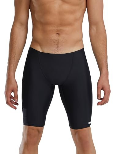 TYR Men's TYRECO Solid Jammer, Black, 36