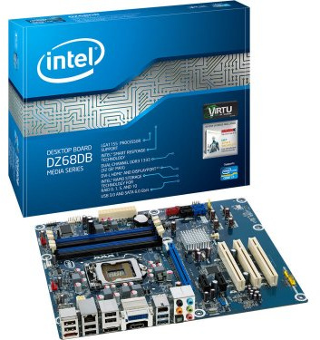 Intel boxdz 68db ATX LGA1155 MB BOX 4 X DIMM DDR3 133 1 X picex16 3 X SATA3/GB en 2 X SATA 6/GB RAID 0 1 5 10 1394 a