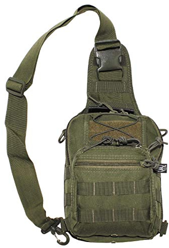 MFH Schultertasche MOLLE Oliv