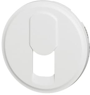 Legrand 068237 Enjoliveur Céliane pour Prise Téléphone pour Réseau Mixte, Basique et Blanc 1 unité