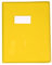 Calligraphe 73004C Un Protège-Cahier Cristalux Jaune - 17x22 cm - 22/100ème avec Porte-Étiquette - PVC Transparent Lisse
