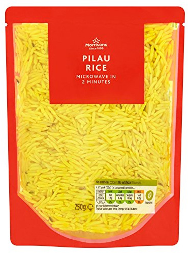Morrisons Microwave Pilau Rice, 250g
