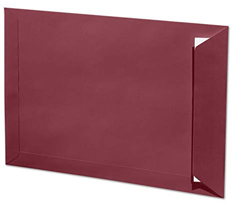 ARTOZ 25x DIN C4 Umschläge mit Haftklebung - ungefüttert 324 x 229 mm Weinrot (Rot) Briefumschläge ohne Fenster - Serie 1001