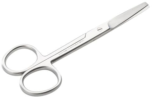 REMOS Haushaltsschere, Universalschere, rund, gerade Schneide, 12 cm, Edelstahl