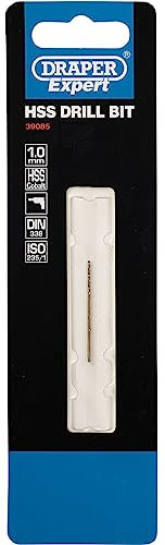 Draper 39085 Expert HSS Cobalt Drill Bit, 1mm Ø