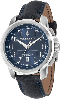 Maserati HerrenArmbanduhr Analog Quarz Leder R8851121003