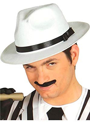 Chapeau Gangster Blanc