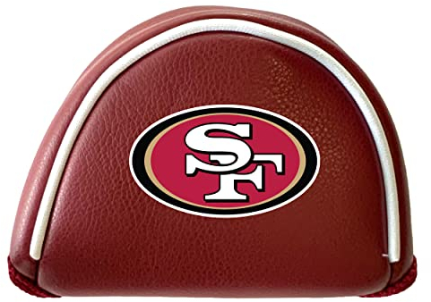 Team Golf NFL Putter Cover - Mallet Printed, Fits Most Mallet Putters, Easily Slips on and Secures with Hook-and-Loop Fastener Closure