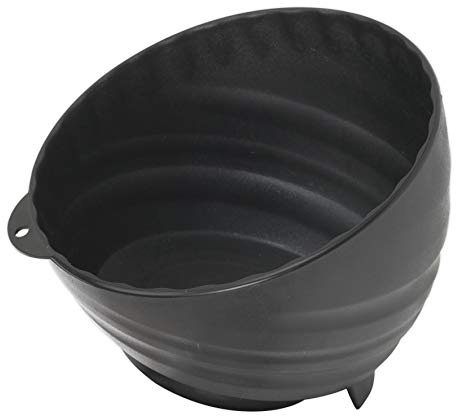 Sealey Magentic Bowl Cup 150mm Cupped horizontal/Vertical use BLACK AK2319B