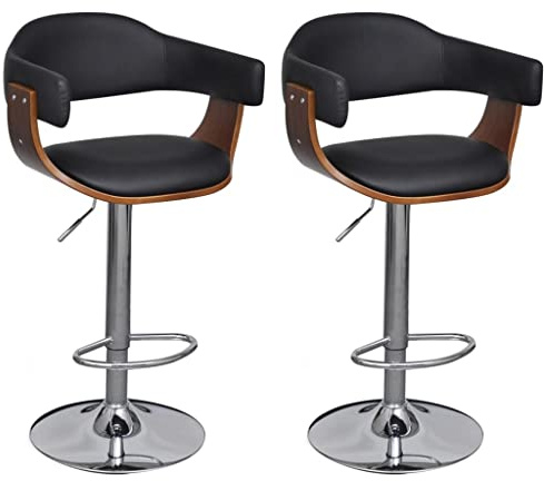 vidaXL Barhocker 2 Stk. Kunstleder