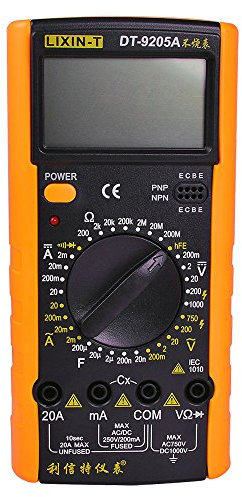 MENGS DT-9205A AC/DC maniglia Display LCD multimetro digitale spettro protezione Spegnimento automatico Tester metri