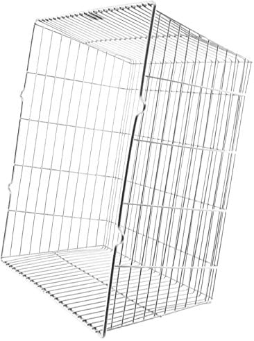 Spares2go Universal Zinc Coated CCTV Camera Guard/Exterior Light Square Cage (18'' x 18'' x 7'')