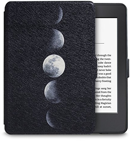 WALNEW Case for Kindle Paperwhite 5th/6th Generation, Ultra Light & Thinnest Premium Slim Cover for Amazon Kindle Paperwhite 2012/2013/2015 with Magnetic Auto Sleep/Wake Function (Lunar Eclips)