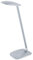 EGLO LED Tischlampe Cajero, 1 flammige Tischleuchte mit Touch, dimmbar, USB Lampe, Schreibtischlampe, Minimalismus aus hochwertigem Kunststoff, Bürolampe in Silber