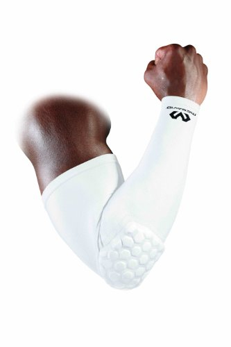 McDavid HexPad Armstulpe 6500 Power Shooter, White, M, Weiß