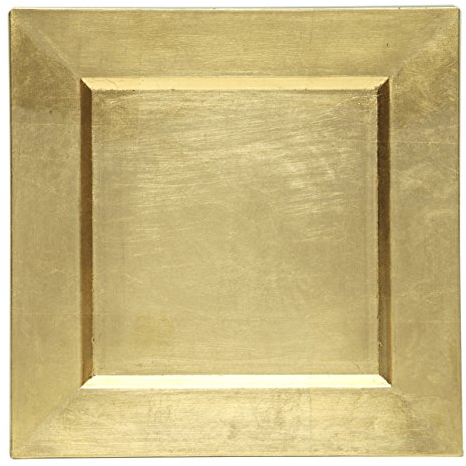 Charge it by Jay Gold Square Charger Plate
