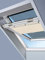 Original VELUX Hitzeschutz-Set Nacht Verdunkelungsrollo + Markise DOP C04 1085 / Beige passgenau für GGL GPL GHL GTL C04 mit Aluminium Führungsschienen // DOP C04 1085S