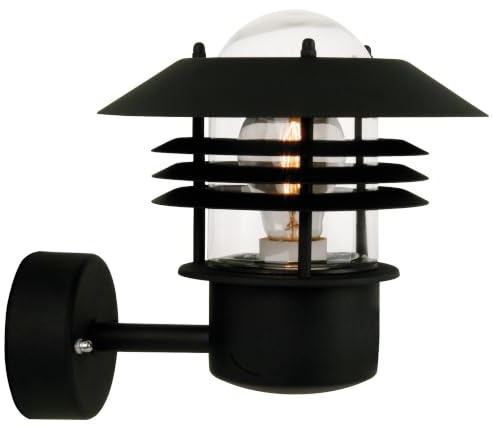 Nordlux Wandleuchte Vejers 60W schwarz E27 IP54 25091003