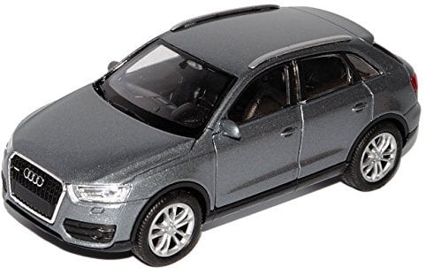 Welly A*u*d*i Q3 8U Grau SUV Ab 2011 ca 1/43 1/36-1/46 Modell Auto mit individiuellem Wunschkennzeichen