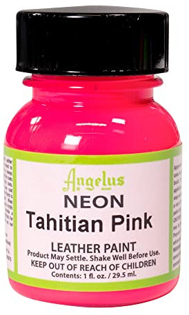 Angelus Pintura acrílica Cuero 29,5 ml Rosa Fluor Tahitian, 29,5 ml