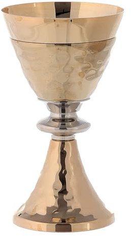 Holyart Calici Pissidi Patene metallo: Calice e Pisside fodera oro, Calice