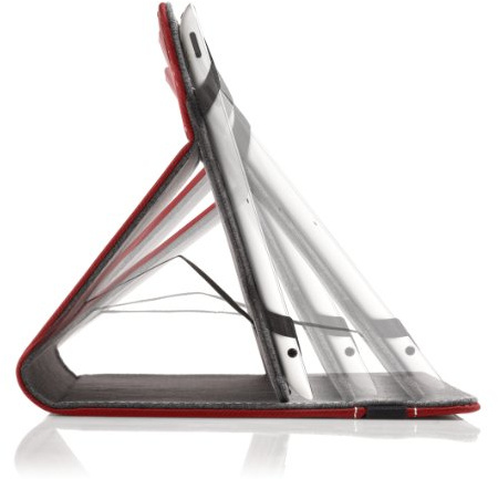 Targus THZ18401EU Twill Kickstand Folio Protective Cover and Stand for iPad Mini - Red