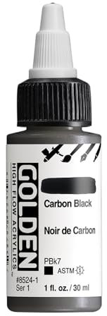 Golden High Flow 1Oz Carbon Black