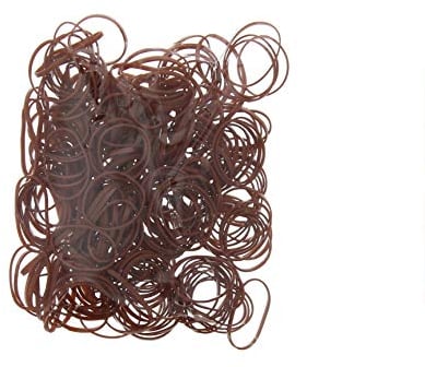 Zac's Alter Ego Pack of 250 Small Mini Braiding Hair Bands/Rubber Elastics
