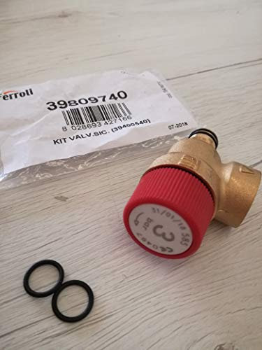 Recamania FERELLAF24MEL Chaudière de sécurité en Métal, Soupape de sécurité pour chaudière FER, 3 bars, Bride 3 inches, 1/2 pouce, 15 mm, ASME, EN, ISO, API