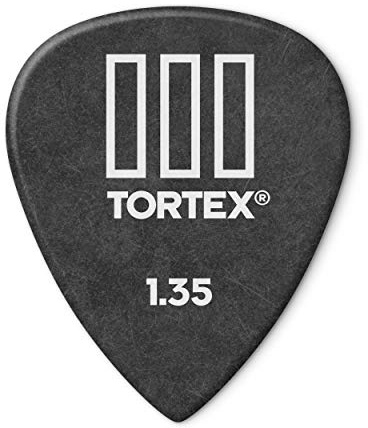 Jim Dunlop 462P1.35 Tortex III Player Pack (Pack of 12)