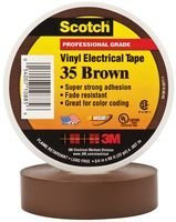3 M 35 Brown (3/4 x66ft) cinta, aislamiento, pvc, marrón 0,75 inx66ft (1 pieza)