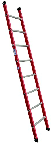 Krause Kunststoff-AnlegeLeiter 8 Sprossen Arbeitshöhe 3,35 m