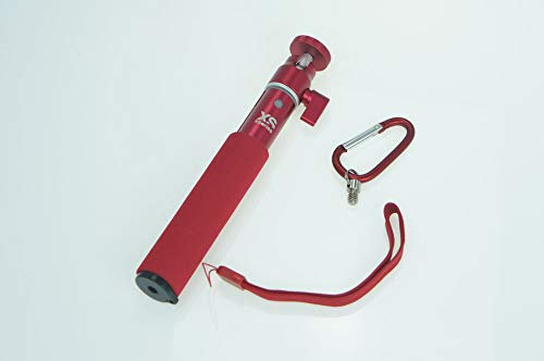 XSories - Perche Selfie Stick extensible Monopod téléscopique U-SHOT - Rouge