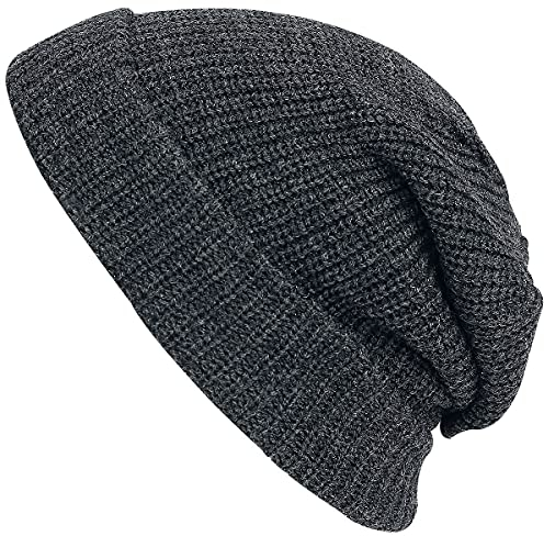 MSTRDS Unisex Erwachsene Fisherman Beanie Strickmütze, Grau (ht. Charcoal 5031), (one Size)