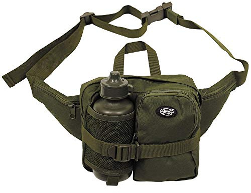 Geocaching Hüfttasche mit Trinkflasche olive BW Bauchtasche Gürteltasche