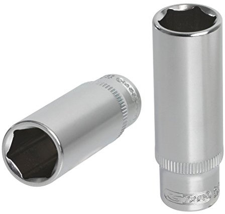 KS Tools 922.1528 - Douille longue 6 pans 1/4'' - 11/32'' - Gamme ULTIMATE® - En Chrome Vanadium - Finition chromée satinée
